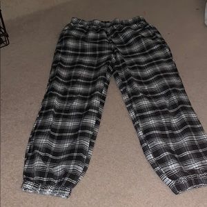 Black and white pants